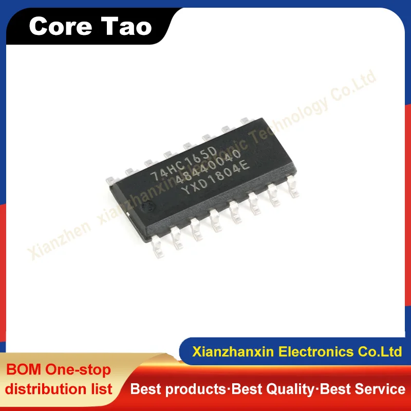 10PCS/LOT  74HC165D 74HC165 SOP16 Logic - Shift Register Chip