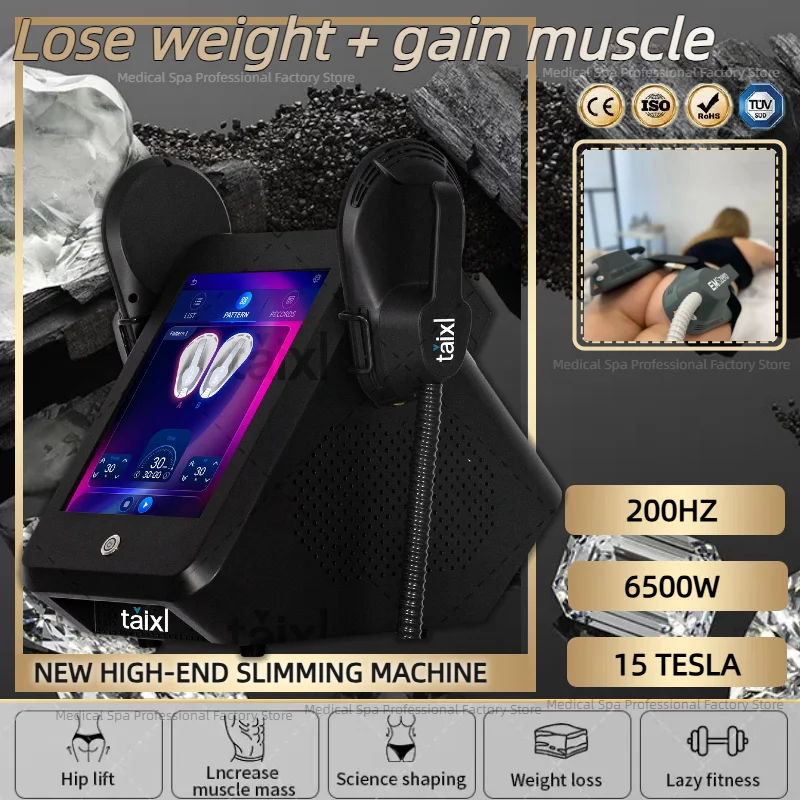 

Body Sculpting Machine Sculpt Muscle Stimulation Fat Remova Butt Build Slimming RF Hiemt