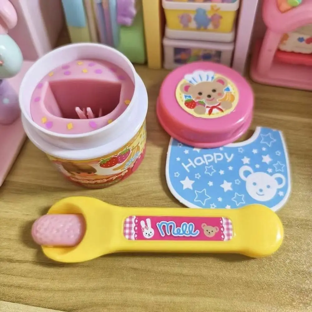 Set Gioco di Simulazione Pudding Rosa, Giocattolo Educativo per Bambini, Gelatina di Fragola, Gioco di Ruolo, Regalo per la Casa delle Bambole