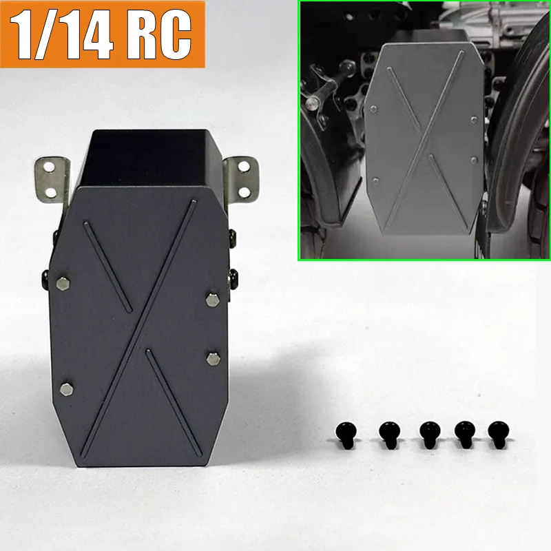 

1:14th Scale Metal Simulation Exhaust Tank for Tamiya RC Truck SCANIA 770S R620 VOLVO BENZ Arocs MAN TGX Car