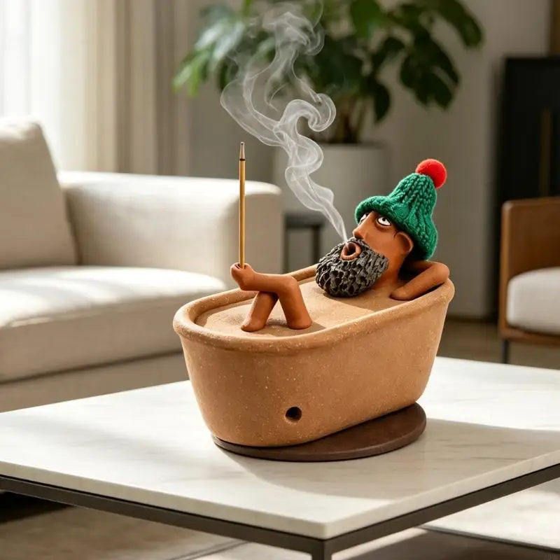 J0MC Stick-Burning Display Vessel with Removable Lid for Direct Placement
