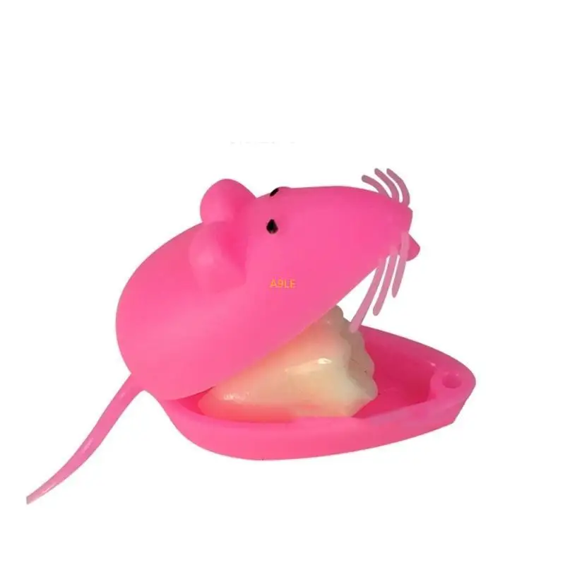 Mouse-shaped Tooth Box Kids Gift for Baby Teeth Children Tooth Container 3.5cm×2cm/1.4x0.8-inch