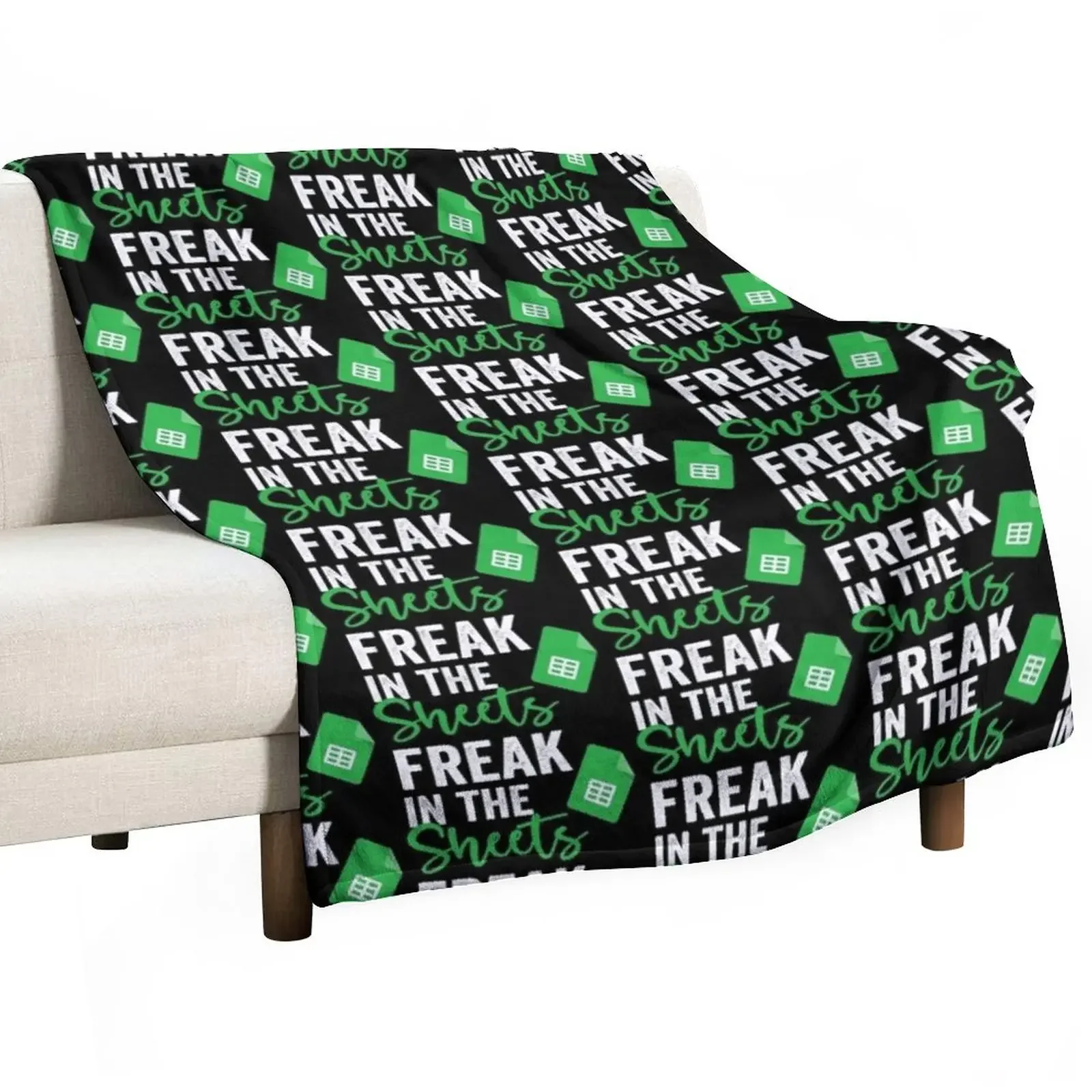 FREAK IN THE SHEETS Throw Blanket Tourist Baby Blankets