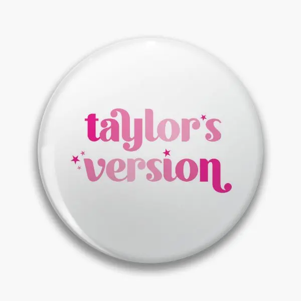 Taylor Is Version Pink  Soft Button Pin Badge Funny Metal Gift Collar Lover Hat Cute Lapel Pin Fashion Cartoon Clothes Brooch