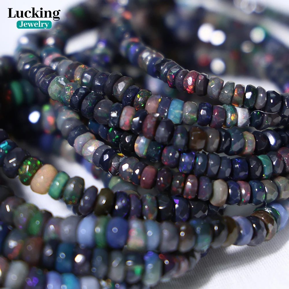 

Authentic Ethiopia Black Opal 925 Silver Bracelet Super Beautiful Gemstone Jewelry for Women Girls
