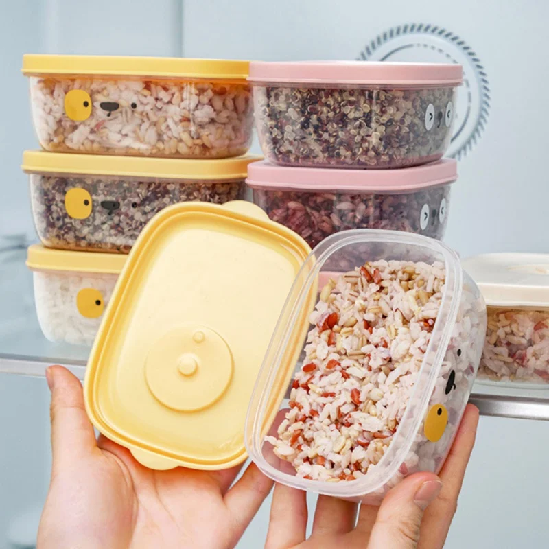 1PC Food Storage Container Freezer Food Storage Boxes Refrigerator Rice Food Fruit Preservation Keep Fresh Box Microwaveable