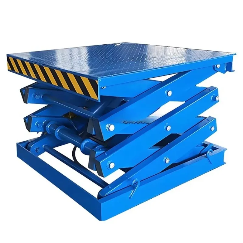 1000 ， 3000，4000 ， 5000 kg scissor cargo lift full lift fixed hydraulic electric scissor lift