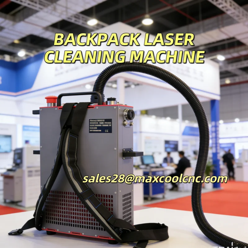 Macchina per Pulizia Laser Maxcool 100w 200w 300w Opzionale, Raffreddamento ad Aria, Rimozione Ruggine e Vernice per Metalli