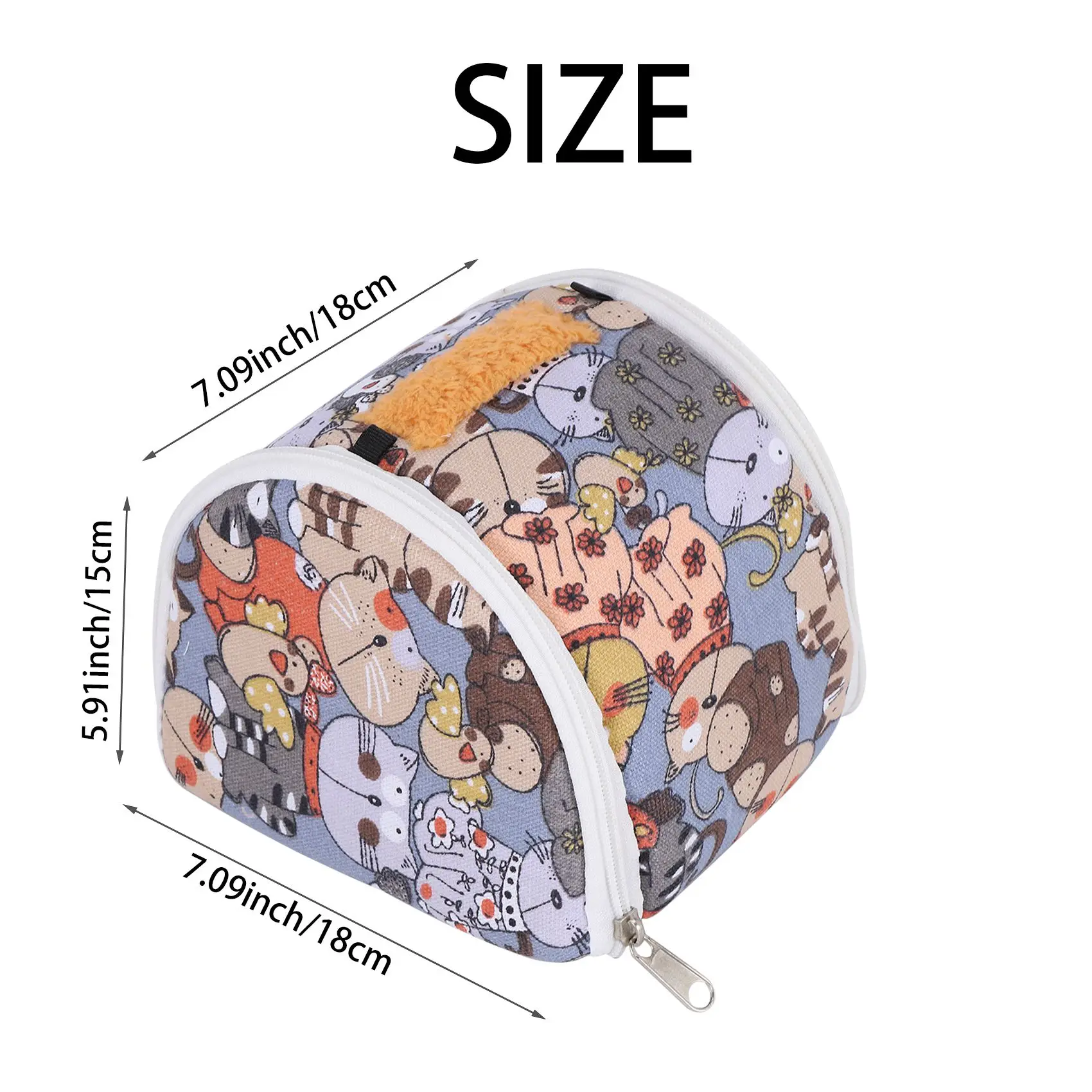 

AEE4-Portable Small Animals Hedgehog Hamster Carrier Bag Outdoor Travel Guinea Pig Rat Chinchillas Carrier Pouch Bag For Small A