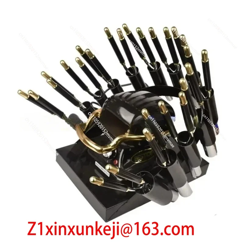 3 in 1 Professional Magic Automatic Anti-scalding 0.35-1 Inch Beauty Salon Curling Iron Set