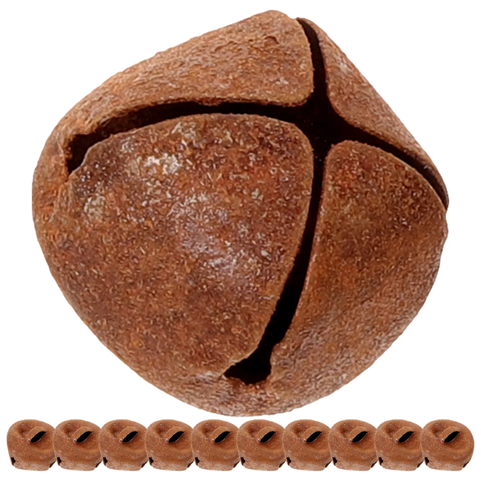 

100pcs Vintage Bell Charms Mini Iron Bells Retro Style Diy Craft Supplies For Christmas Tree Holiday Wreath Wedding Hanging