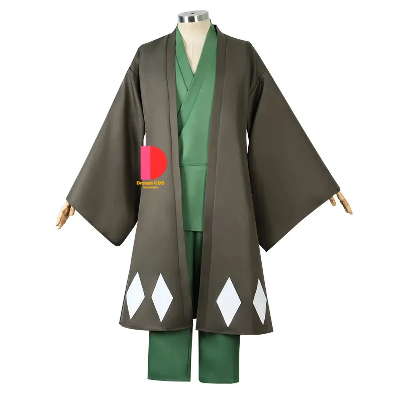 CyFashion Anime Kisuke Urahara Stroje Cosplay Mundurki Cosplay BLEACH Halloween Kimono Ręcznie Robiona Peruka Strój Peleryna Ekonomiczny