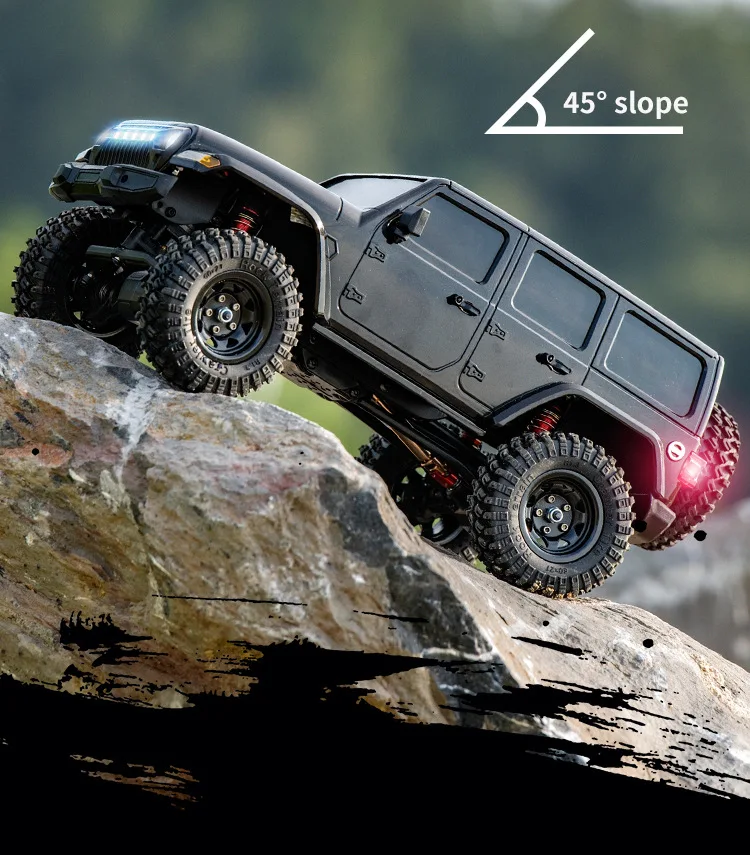 JJRC 1:18 Simulation Wrangler Climbing Vehicle C8801 Pro 2.4G Adjustable Speed 4WD Off Road Model Vehicle Toy For Kids Motor 370