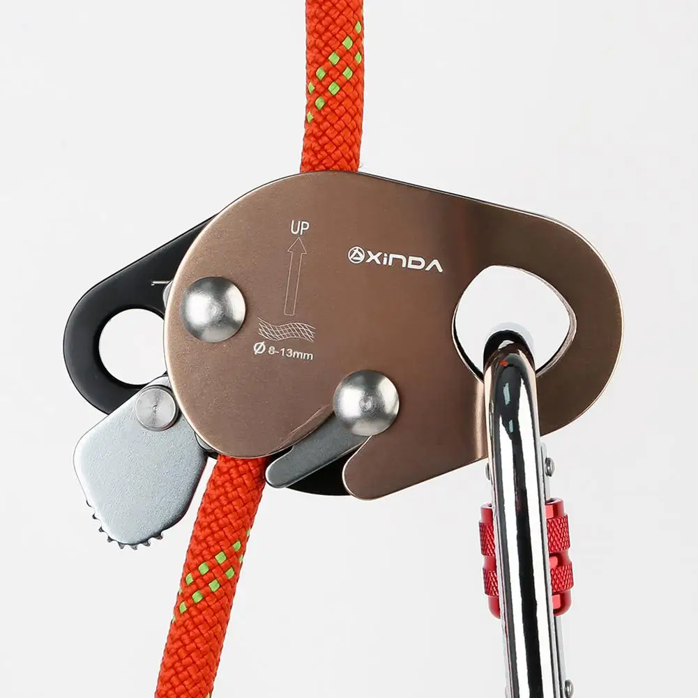 Herramienta de rappel para escalada en roca, descenso protector anticaída