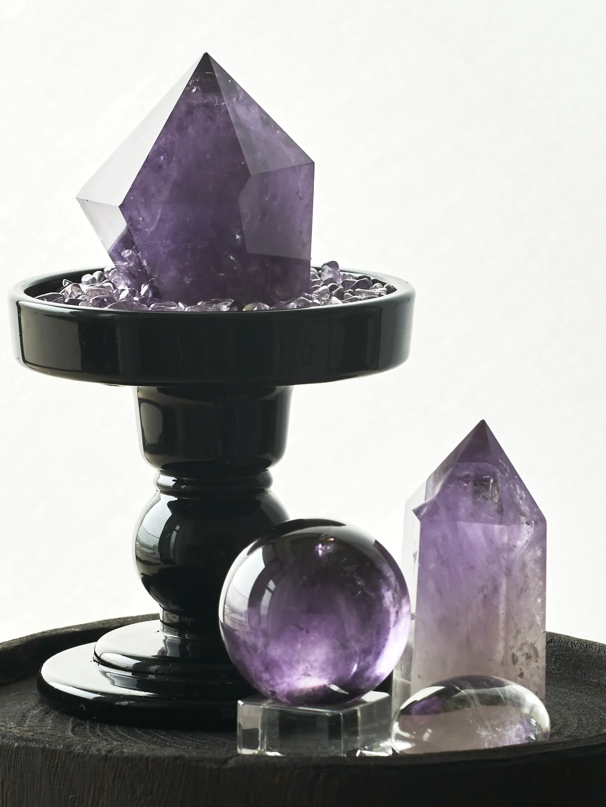Natural amethyst, energy ornaments, holiday high-end housewarming gifts, high-end home decoration