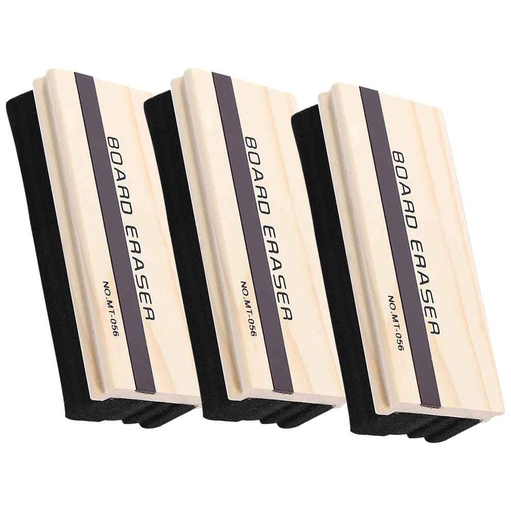

3Pcs Chalkboard Eraser Magnetic Blackboard Felt Cleaner Sturdy Dust Reduction for Classroom Office Home Easy Carry
