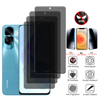1/2/3/4Pcs For Honor 90 Lite Glass Huawei Honor 90 Lite Tempered Glass 9H Privacy Anti-Spy Glue Screen Protector Honor 90 Lite