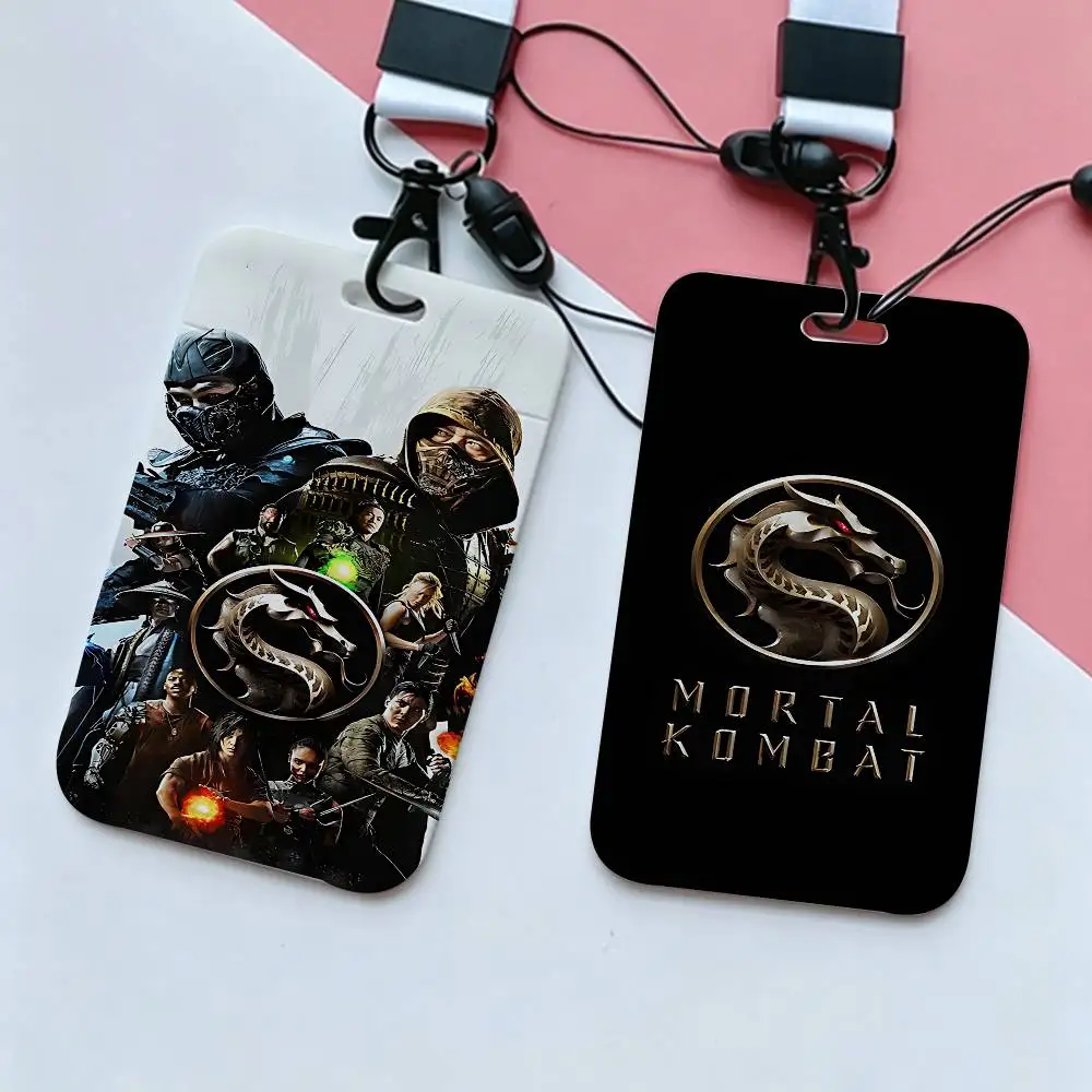Game M-Mortal K-Kombats Holder Access Card Sleeve Keychain Work Badge Clip Neck Lanyard For Office And Campus Use Name Tag - view 4