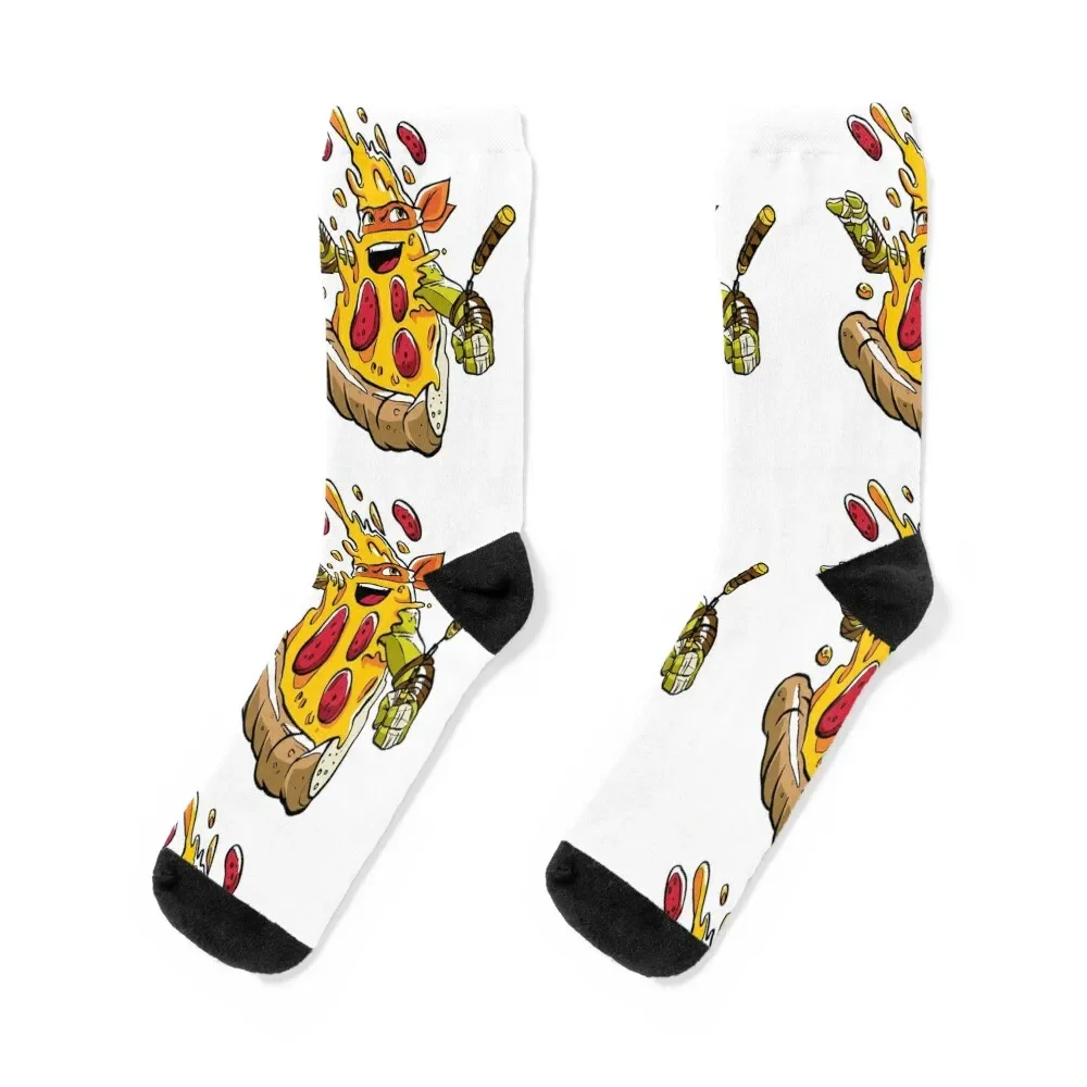 

pizza Socks Stockings bright garter gift Socks Women Men's