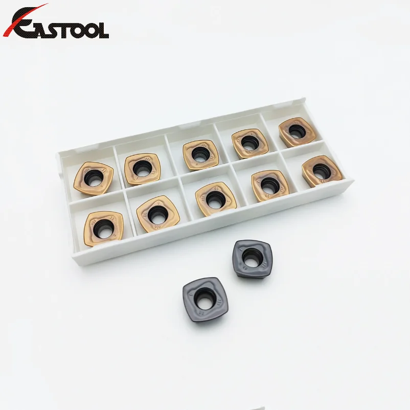 Popular CNC Lathe Cutters Sdmt09t320 Indexable Milling Inserts for Steel Cast Iron Cavity Milling