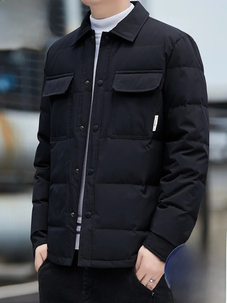 

Paul Lightweight irt Sle Du down Jaet Men's ort Version Lightweight Men's Jaet Faionable Urban Casual Outerwear