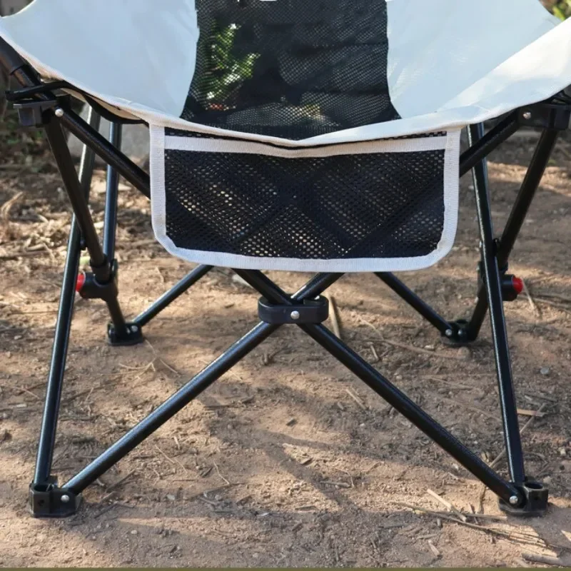

New Design Adjustable Backrest Beach Chair Comfortable High Quality Camping Chair With Pillow