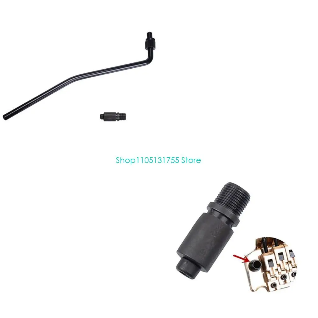 K0EF Double Tremolo Arm Vibrato Rocker with Tremolo Arm Socket Whammy Bar Jacks for Electric Guitar Tremolo Bridge System