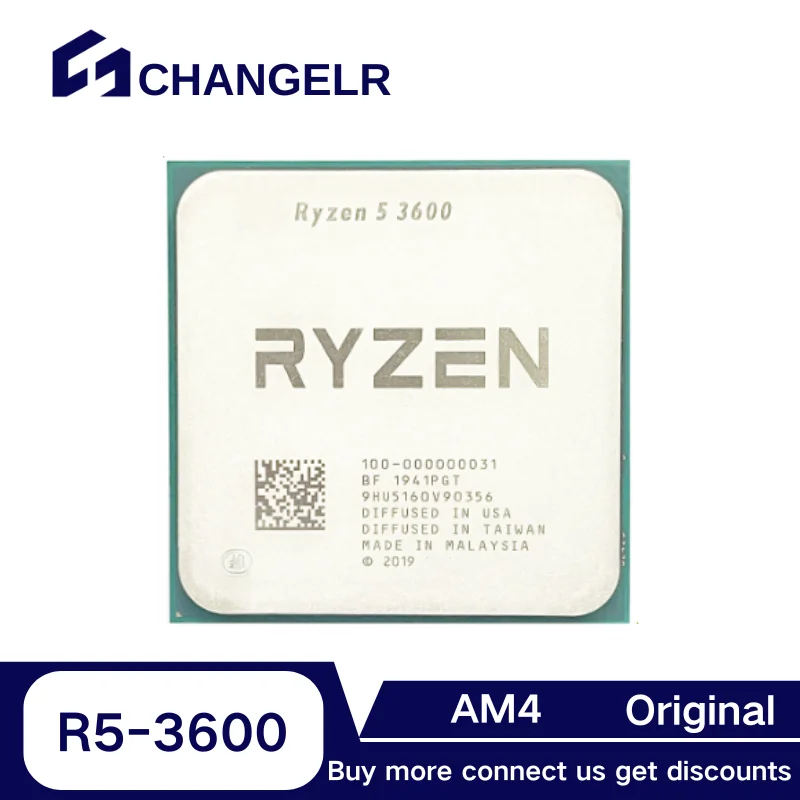 

Processor Ryzen R5-3600 100-000000031 6Core 12Threads Socket AM4 Cpu 4.2GHz 32M AM4