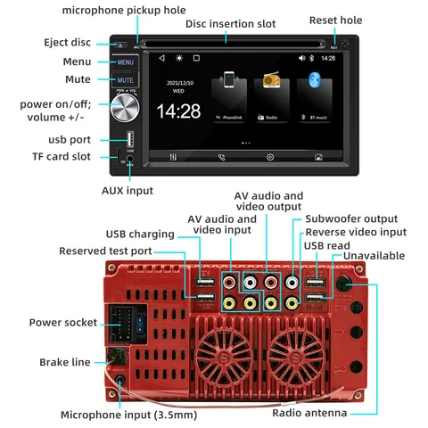 8 best sales android car stereo with cd player - №5