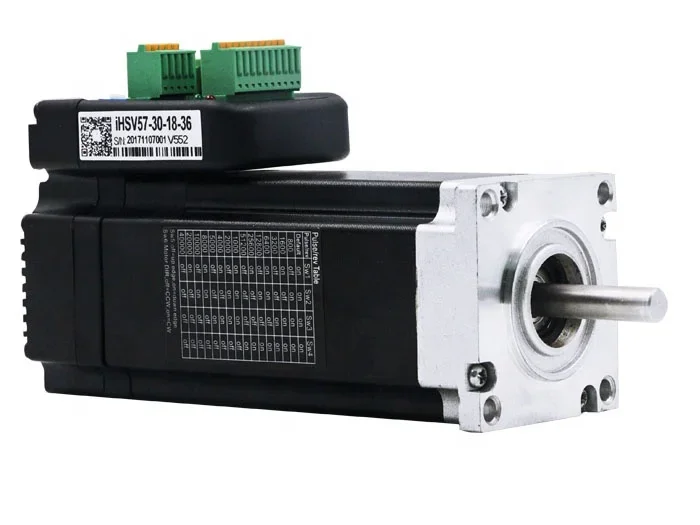 iHSV57-30-18-36 36V low voltage dc servo drivers with motor 0.6n.m integrated servo motor drive 3000rpm