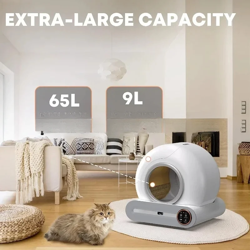 Automatic Intelligent App Control Self-Cleaning Litter Box Electronic Pet Toilet-Related