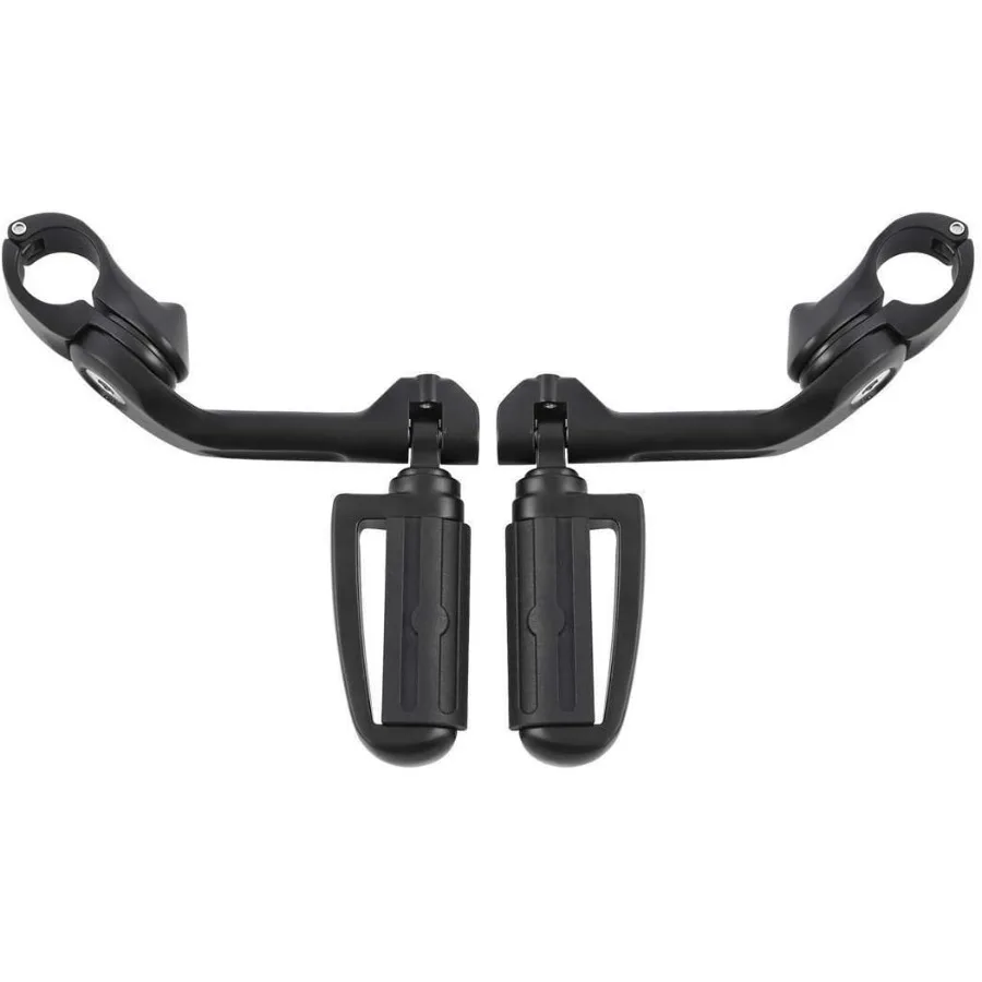 

Universal Motorcycle 1 1 4 Highway Pegs Footpegs with Long Angled Clamp Mount Designed for Enhanced Riding Comfort and Stabilit