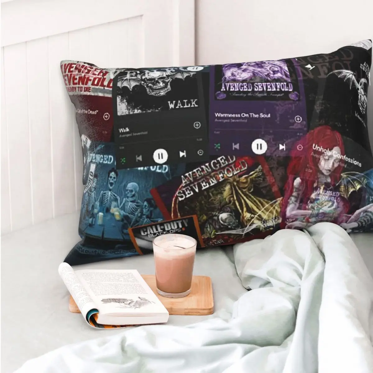 Avenged Sevenfold Rectangle Pillowcase Cushion Cover Decor Bedroom Bed Home Comfort Throw Pillow