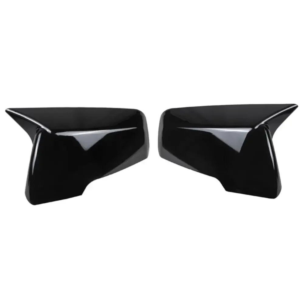 For Chevrolet Traverse 2018-2023 Car Sticker Rearview Side Mirror Cover Wing Cap Exterior Door Case Trim Carbon Fiber Black Auto