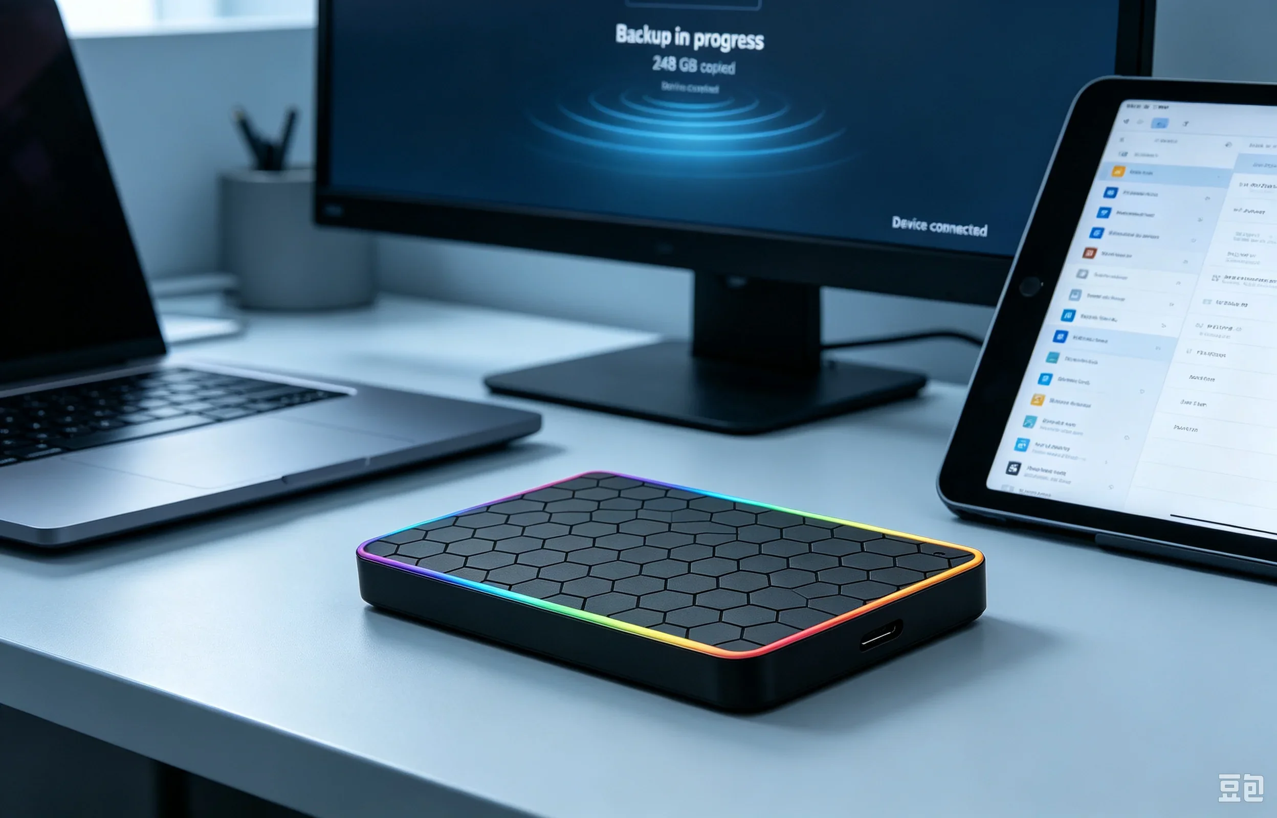 Element RGB Portable External Hard Drive, USB3.0 Plug & Play, 500GB‑4TB for PC Laptop Mac Media Backup