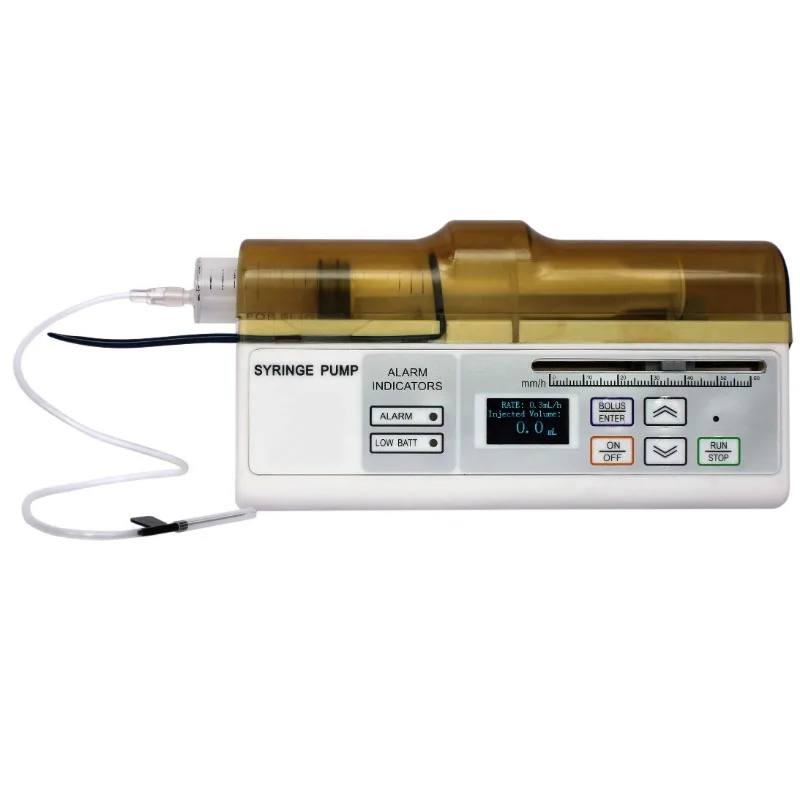 Single Channel Portable Mini Sy ringe Pump Price Medical Handheld Syrin ge Inf usion Pump Machine MSLIS10