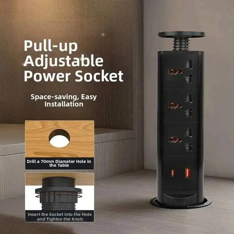 herepow-desktop-hidden-adjustable-power-socket-with-type-c-home-appliance-au-cn-us-uk-israel-universal-standard-plug-adapter