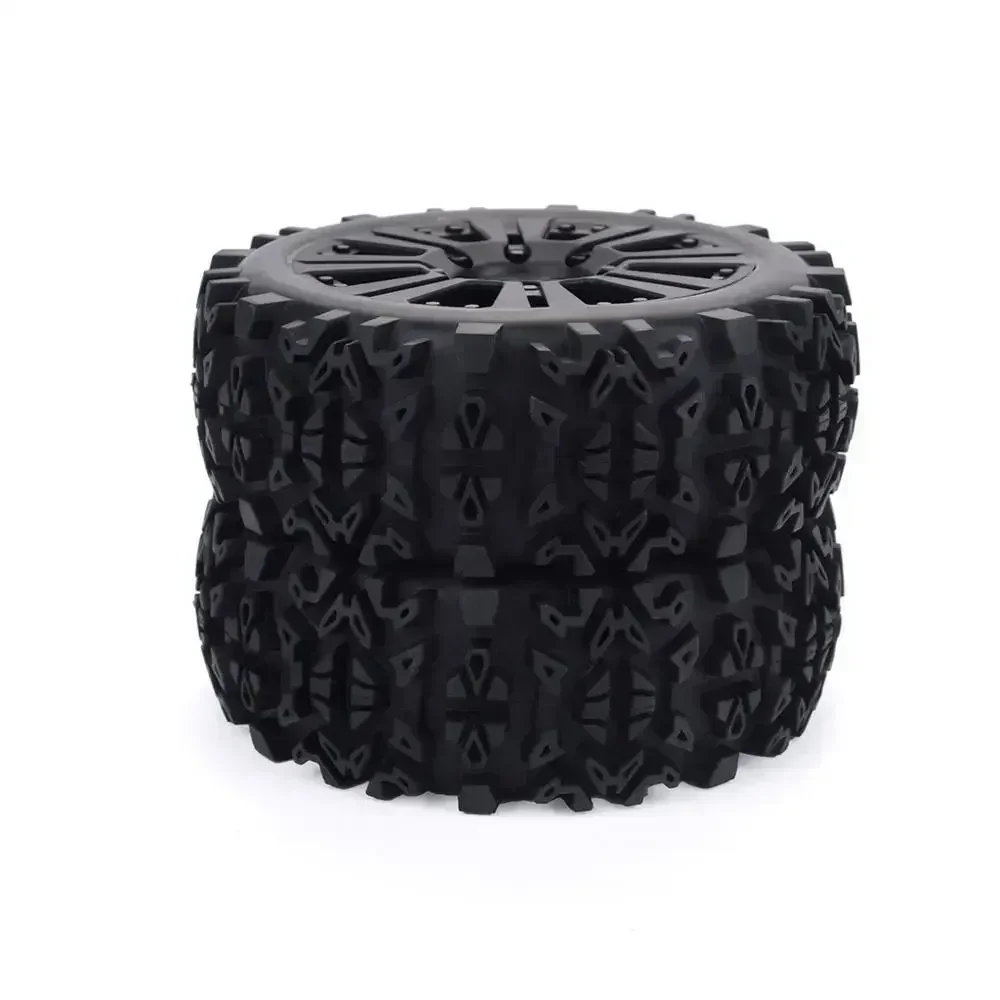 2PCS/4PCS 17mm Hub Wheel Rim & Tires Tyre for 1/8 Off-Road RC Car Buggy Redcat Team Losi VRX HPI Kyosho HSP