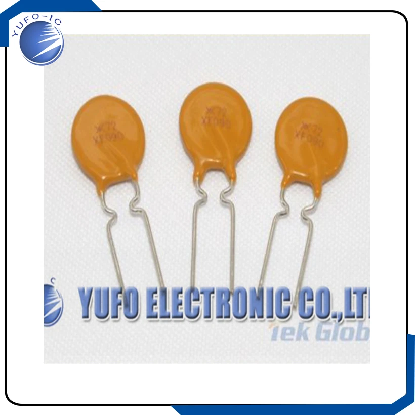 送料無料 20 個 RXEF090 0.9A 900mA 72V PPTC ポリスイッチリセット可能ヒューズ