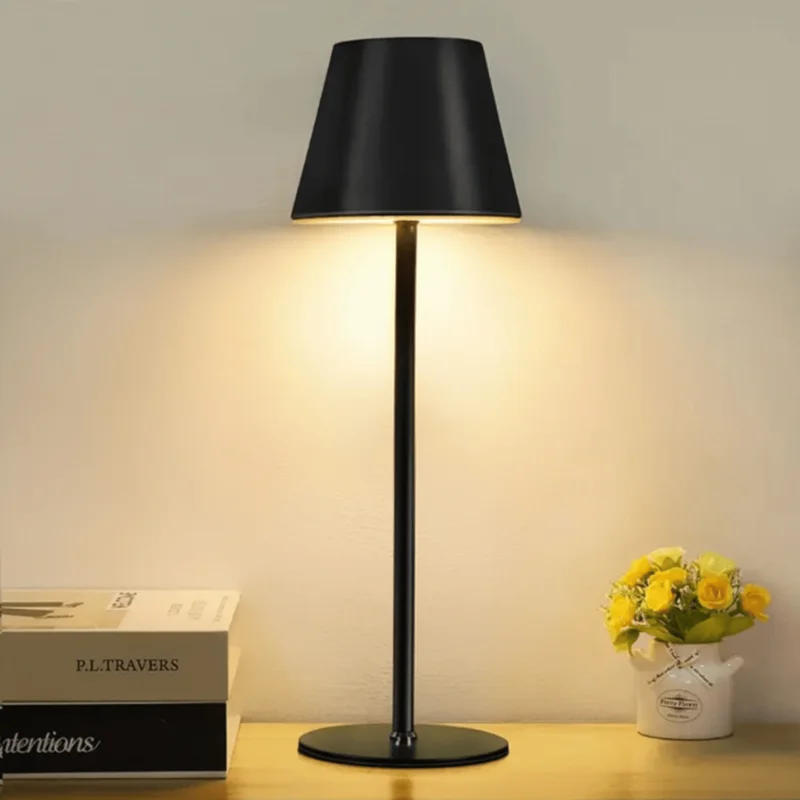 1Pc LED Table Lamps For Room Rechargeable Desk Lamp Study Office Light Waterproof Touch Lamp Bedside Table For Bedroom Bar LT045