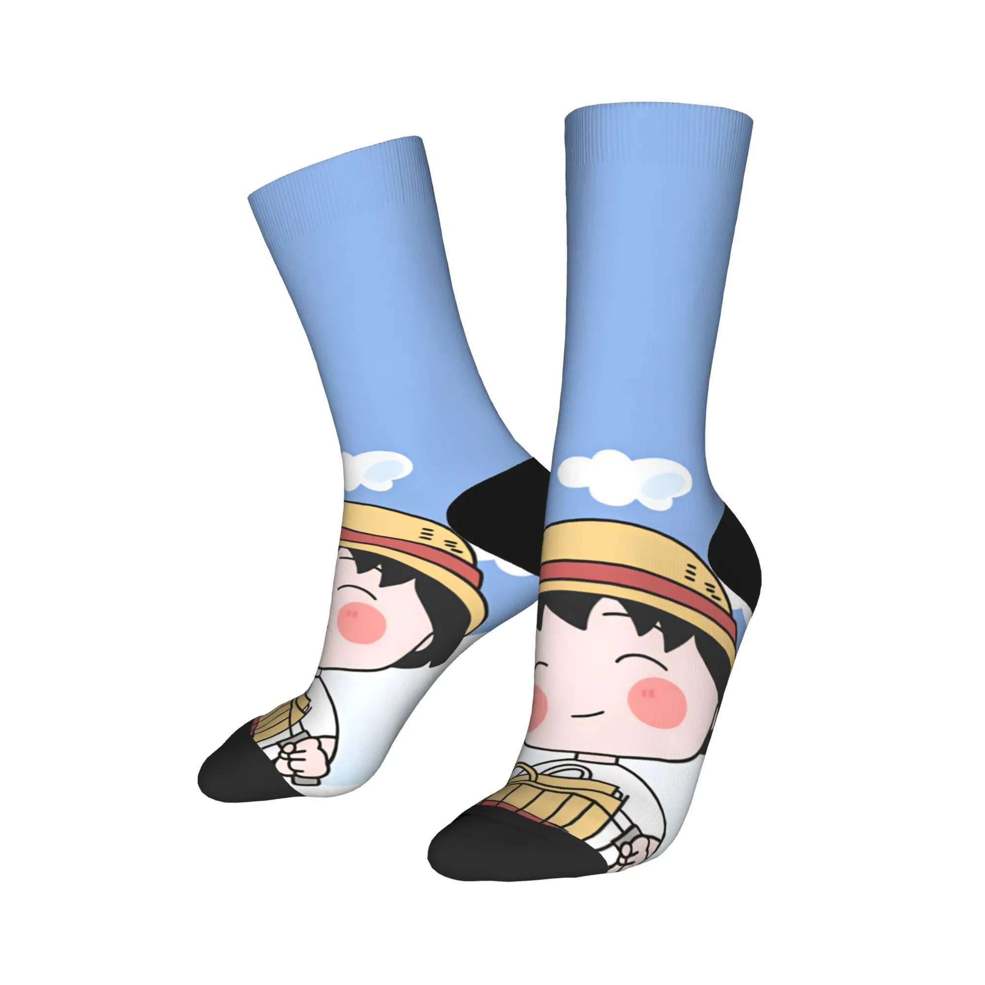 Chibi Maruko Chan Stockings Men  Socks High Quality Gothic Socks Autumn Running Non-Slip Printed Socks Gift
