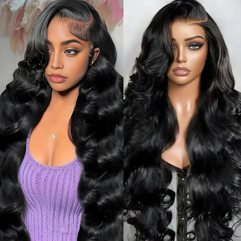 

Brazilian Human Hair Wigs 32 34 Inch Body Wave Human Hair Front Wig 13x6 13x4 Lace Transparent Frontal Wig Pre Plucked For Women