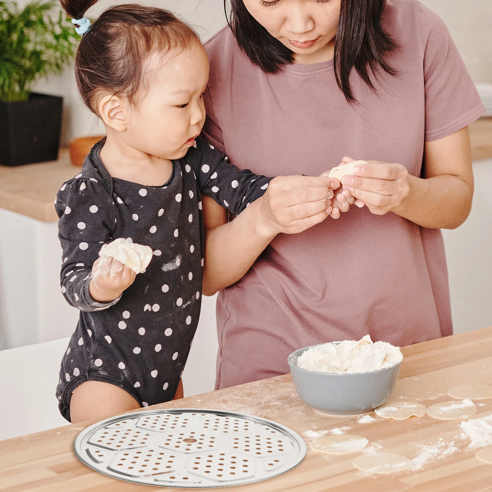 

2Pcs Premium Stainless Steel Steamer Rack Multipurpose Kitchen Steaming Plate for Pot Food Steamer Reusable Eco Friendly Design