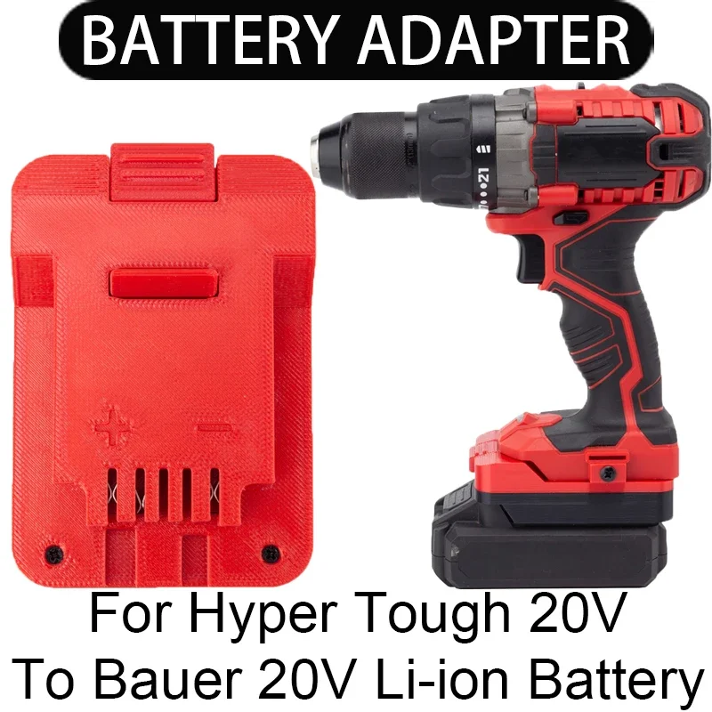 

Battery Adapter/Converter for Bauer 20V Li-Ion tools to Hyper Tough 20V Li-Ion Battery Adapter Power Tool Accessories