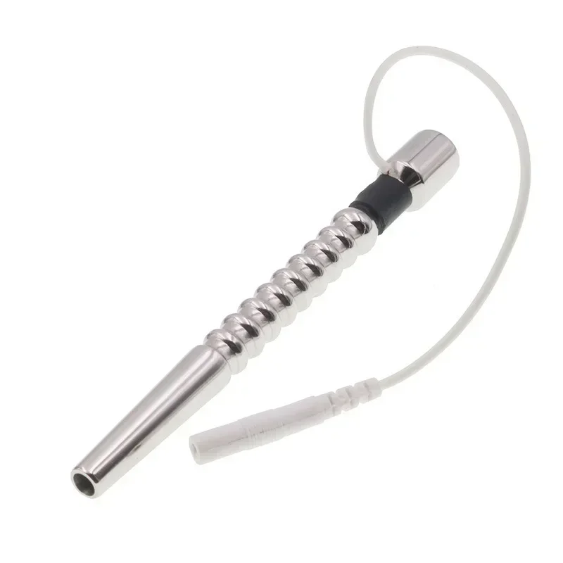 منتجات الجنس الأمير عصا السبر القسطرة الحصان العين عصا لعبة استثارة القضيب صدمة كهربائية مجرى البول موسع الجنس لعب للرجال #4