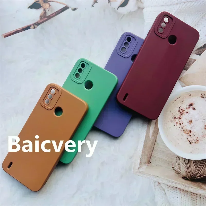 Capa para tecno spark 6 go capa tpu macia capa traseira de telefone para tecno spark 7 8p 8 pro 8t