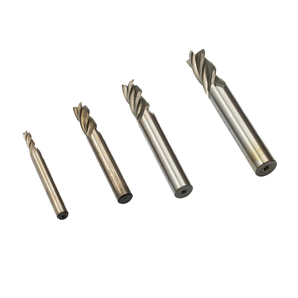 4 Flute End Mill Cutter Straight Shank Drill Tools High-speed 4/6/8/10/12mm Bit 1pc High Quailty Hot Sale Useful