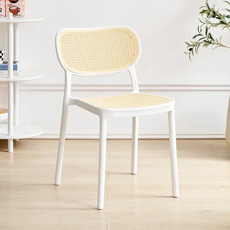 

Plastic Restaurant Dining Chair Nordic Designer Hotel Backrest Dining Chair Living Room Sillas De Comedor Home Furniture LVDC