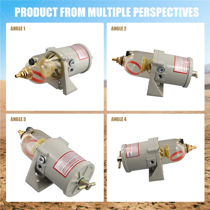 

AB16-500FG Fuel Water Separator With Heater Diesel Engine 2010PM Filter Fuel Water Separator Assembly For Heavy Truck