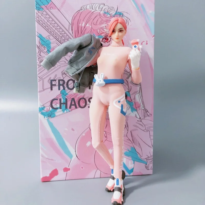 In Stock Genuine Level9 Chaos Frontline Series Lan Rabby 1/12 Mobile Doll Model Playset Cloth Action Figure Model Toys